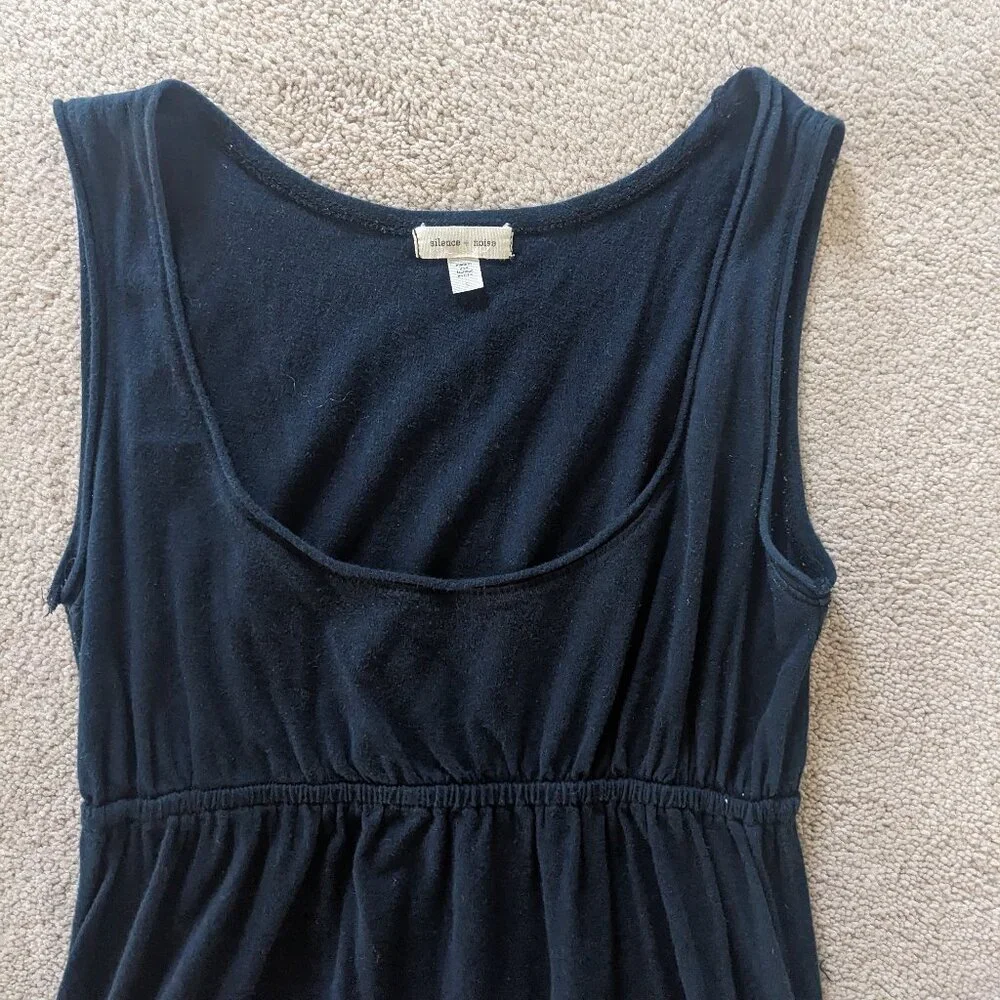 Early 2000's blue scoop neck casual dress - Picture 5 of 6
